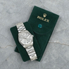 Rolex Air-King 34 Argento Oyster 5500 Silver Lining 